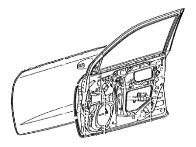 Lexus 67002-60641 Panel Sub-Assembly, Front Door Inside