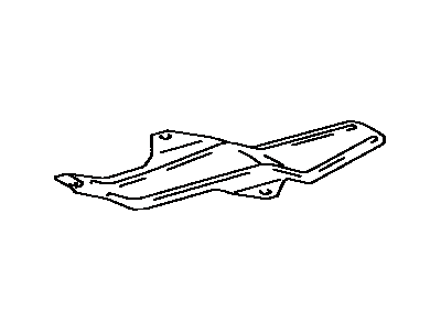 Lexus 46439-33010 Insulator, Parking Brake Cable Heat