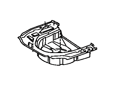 Toyota 58311-06010 Rear Floor Pan