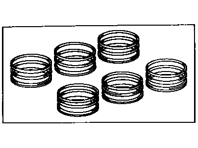 Toyota 13013-62060 Ring Set, Piston