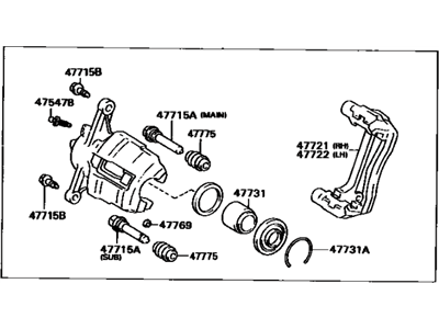 Toyota 47730-33080 Caliper