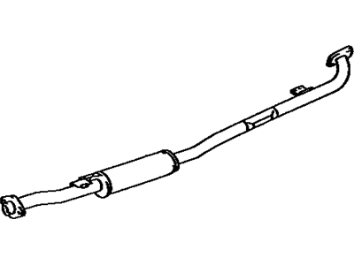 Lexus 17420-28A00 Exhaust Center Pipe Assembly
