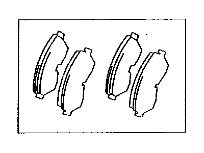 Toyota 04465-33060 Front Pads