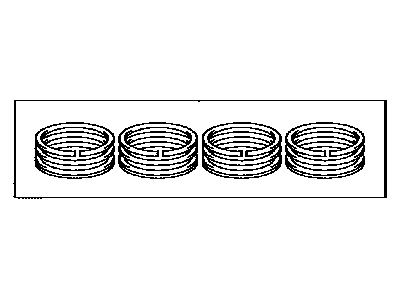 Lexus 13011-37260 Ring Set, Piston