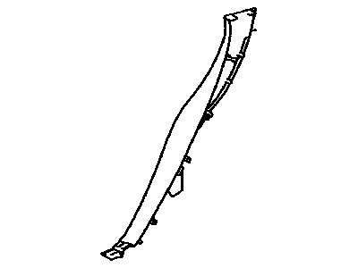 Lexus 62552-33120-E0 Garnish, Rear Seat Side