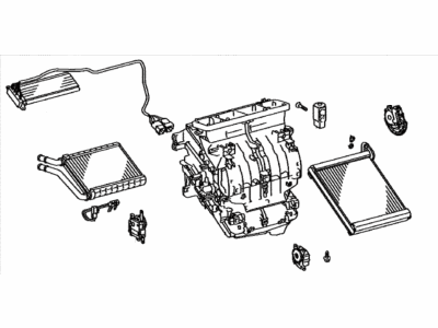 Lexus 87050-75030 Radiator Assy, Air Conditioner