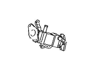 Lexus 25601-37010 Exhaust Gas Regulation Pipe Sub-Assembly with Cooler