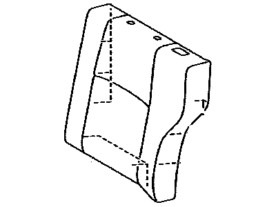 Lexus 71078-76160-C5 Rear Seat Back Cover Sub-Assembly, Left (For Separate Type)
