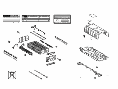 Toyota G9510-76012 Battery Assembly, Hv Sup