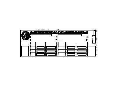 Lexus 42661-76010 Label, Tire Pressure