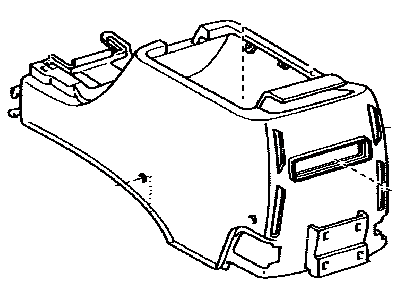 Lexus 58910-33381-C6 Box Assy, Console, Rear