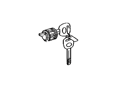 Lexus 69056-33160 Cylinder & Key Set
