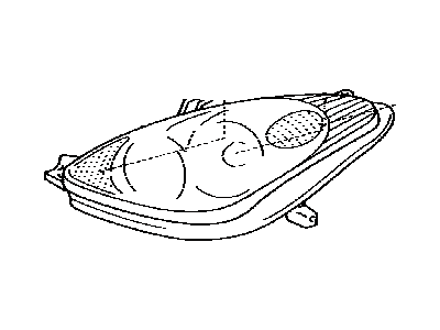 Lexus 81170-33070 Headlamp Unit Assembly, Left