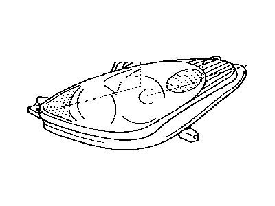 Lexus 81170-0E031 Headlamp Unit Assembly, Left