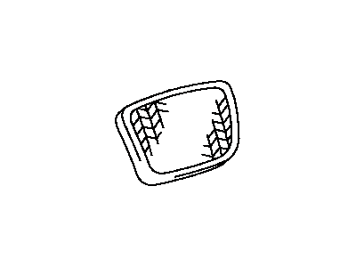 Lexus 47121-50020 Pad, Brake Pedal
