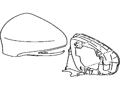 Lexus 8791A-11020-A0 Cover, Outer Mirror