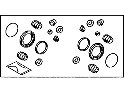 Lexus 04478-30250 Cylinder Kit, Disc Brake, Front