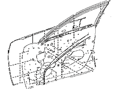 Lexus 67002-53110 Panel Sub-Assembly, Front Door Inside