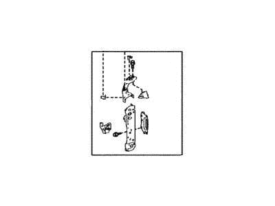 Lexus 53202-53910 SUPPORT SUB-ASSY, RA