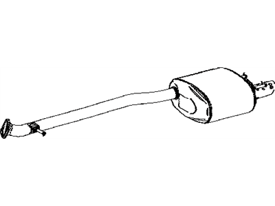 Lexus 17440-38020 Exhaust Tail Pipe, Left