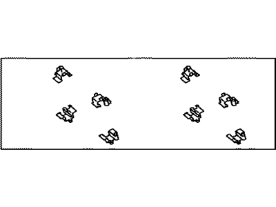 Lexus 04948-30240 Fitting Kit, Disc Brake