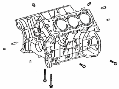 Lexus 11410-39215 Block Assembly, Cylinder
