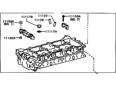 Lexus 11101-29485 Head Sub-Assy, Cylinder