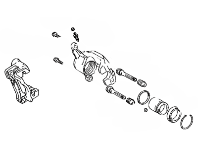 Lexus 47750-50140 Rear Driver Disc Brake Cylinder Assembly