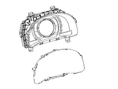 Lexus 83800-53G16 Meter Assembly, COMBINAT