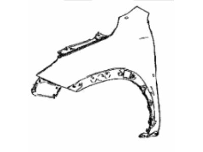 Lexus 53801-78010 Fender Sub-Assembly, Front