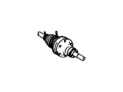 Lexus 43410-06780 Shaft Assembly, Front Drive