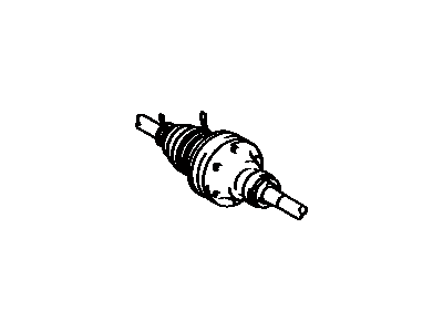 Lexus 43410-06A50 Shaft Assembly, Front Drive