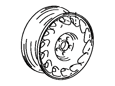 Lexus 42611-76020 Wheel, Disc