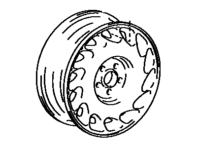 Lexus 42611-24390 Wheel, Disc