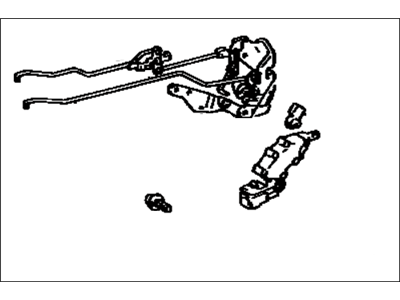 Lexus 69060-32131 Rear Door Lock Assembly, Left