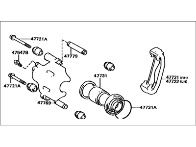 Toyota 47730-32100 Caliper