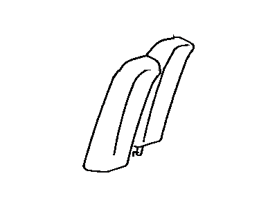 Lexus 71540-24040-C3 Back Assembly, Rear Side Seat