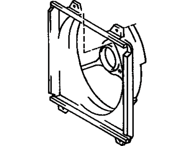 Toyota 16711-62020 Shroud Sub-Assy, Fan