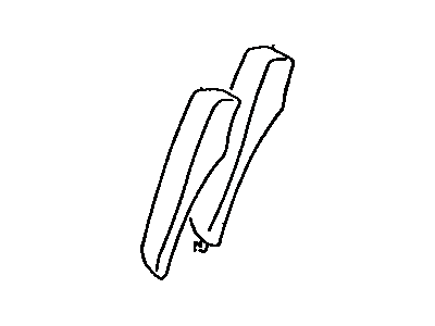 Lexus 71550-24040-C3 Back Assembly, Rear Side Seat