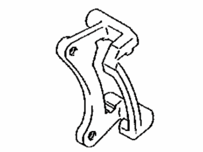 Lexus 47722-24060 Mounting, Rear Disc Brake Cylinder, LH