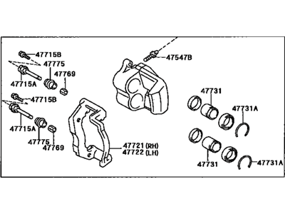 Toyota 47750-24082 Caliper