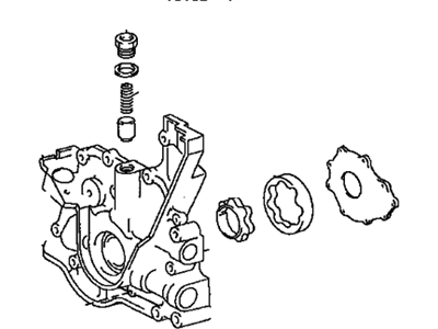 Lexus 15100-50022 Pump Assembly, Oil