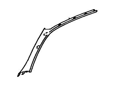 Lexus 62220-24030-C0 Garnish, Front Pillar, LH