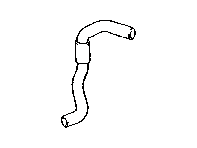 Lexus 16572-50050 Hose, Radiator, NO.2