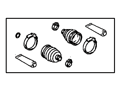 Lexus 04437-30060 Boot Kit, Rear Drive Shaft