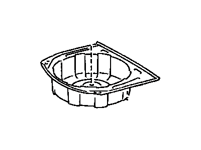 Lexus 58311-24021 Pan, Rear Floor