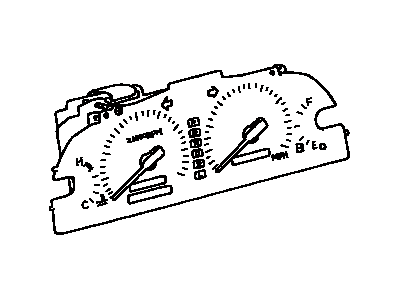 Lexus 83220-24021 Meter Assembly, Speed