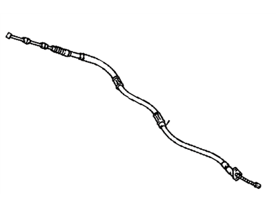 Lexus 46430-24050 Cable Assy, Parking Brake, NO.3