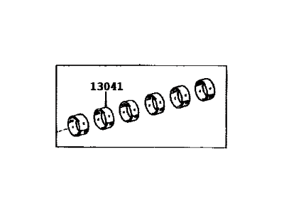 Lexus 13204-46020 Bearing Set, Connecting Rod