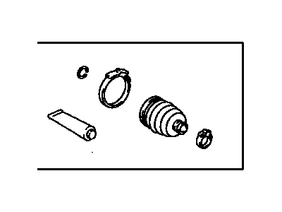 Lexus 04437-24050 Boot Kit, Rear Drive Shaft Inboard Joint